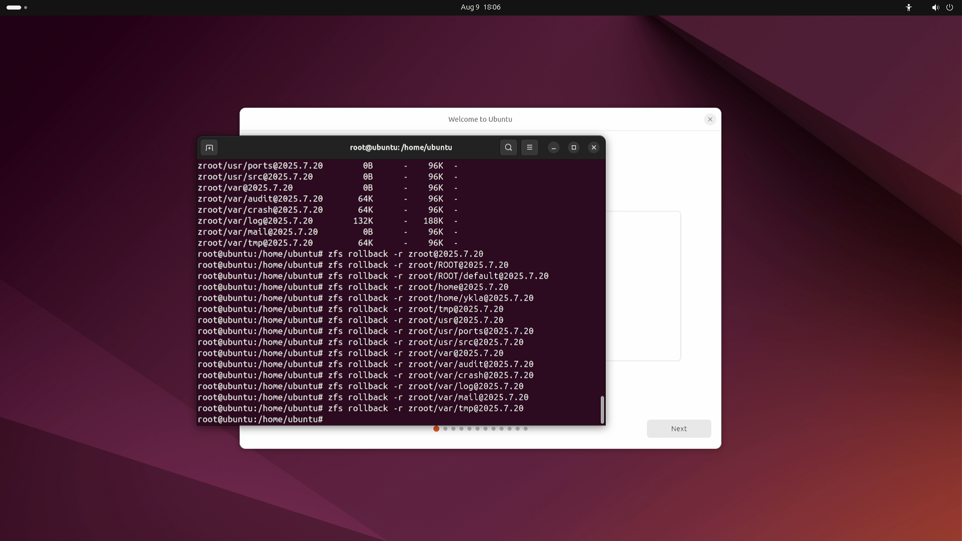 Ubuntu ZFS